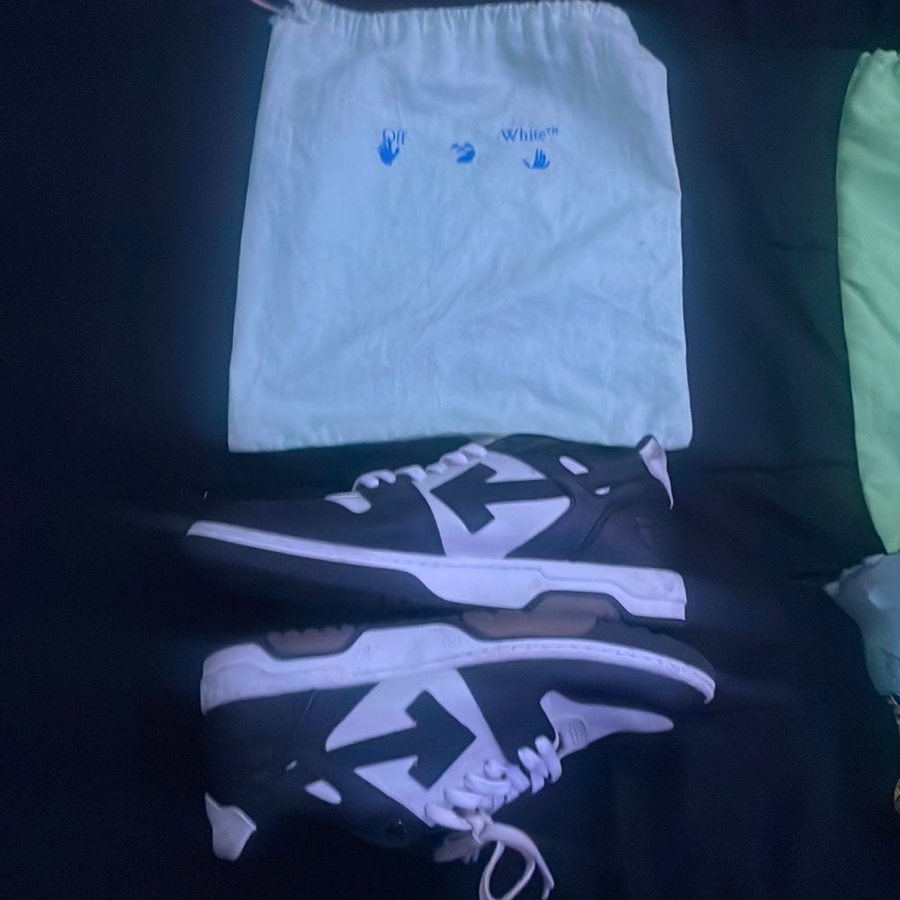 2 pairs of slightly used off white shoes